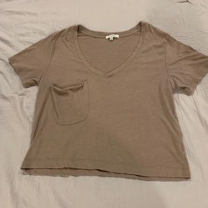 Z Supply Signature Pocket Tee in Taupe Gray